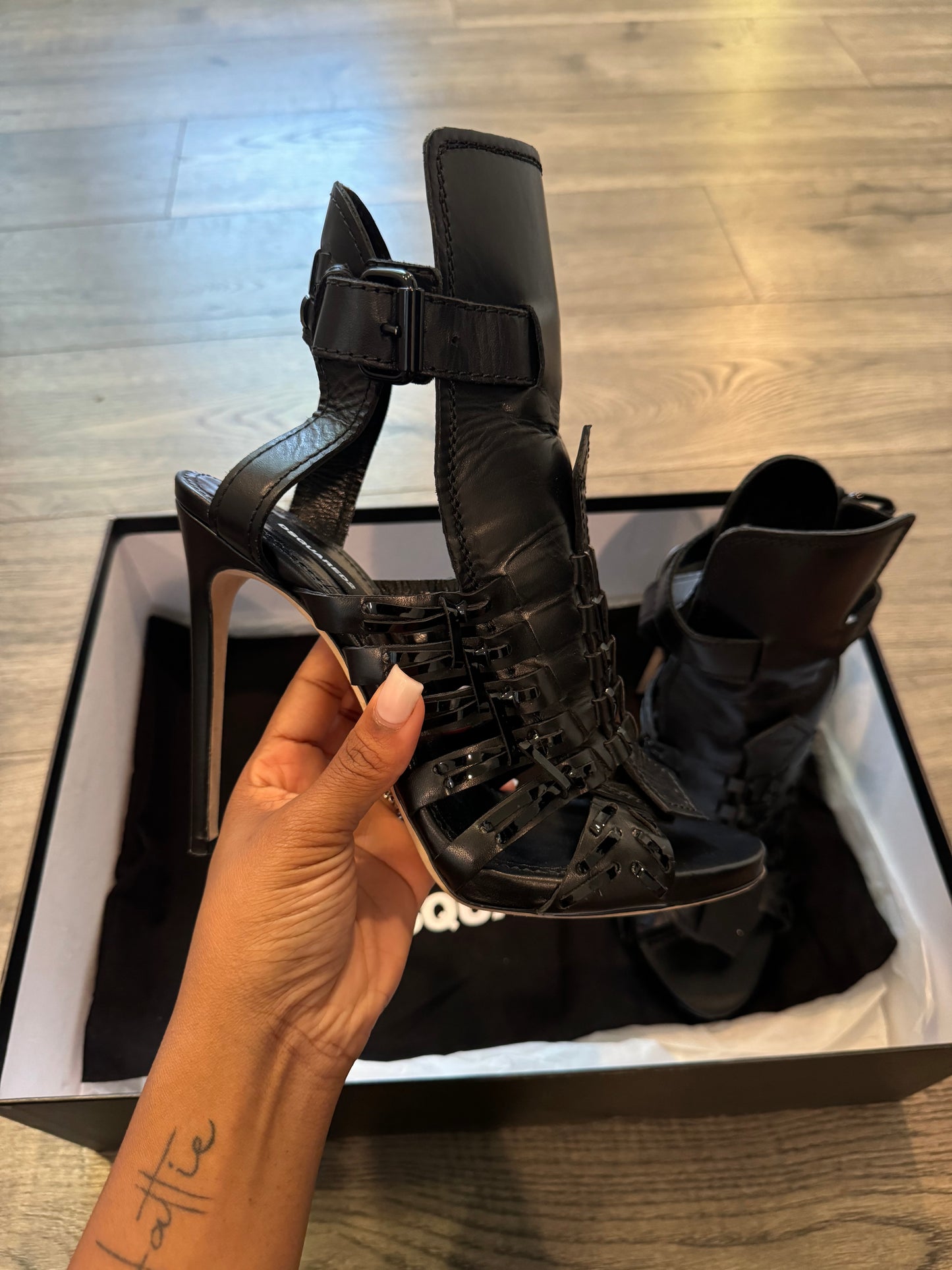 Dsquared2 leather heels
