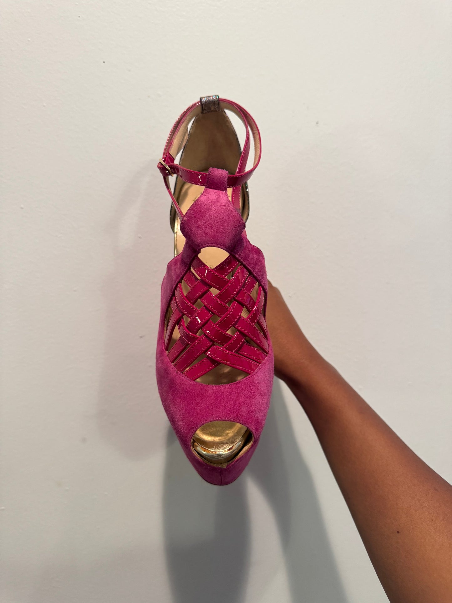 Christian Louboutin carlota glitter heels