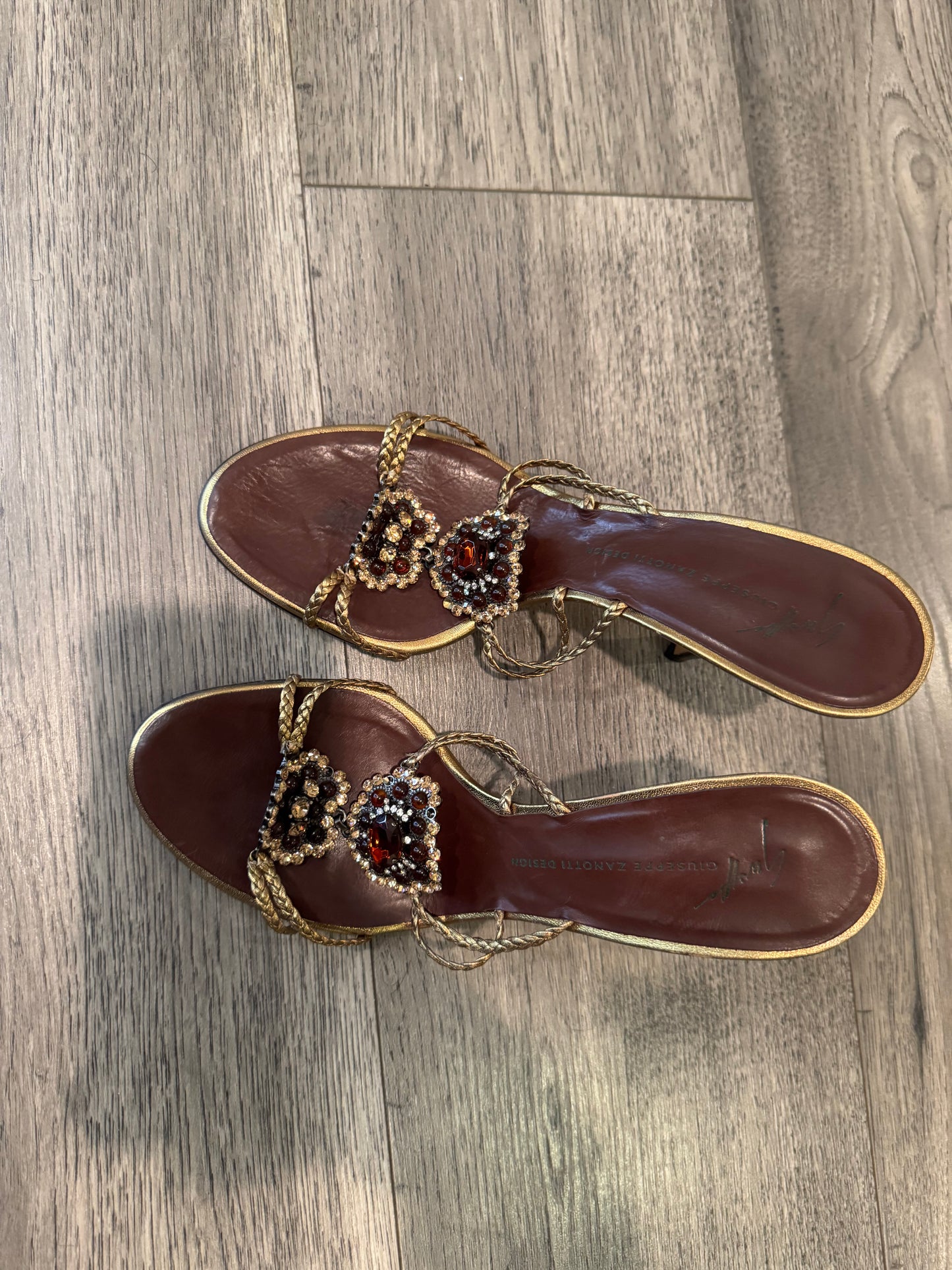 Vintage Giuseppe Zanotti crystal sandal