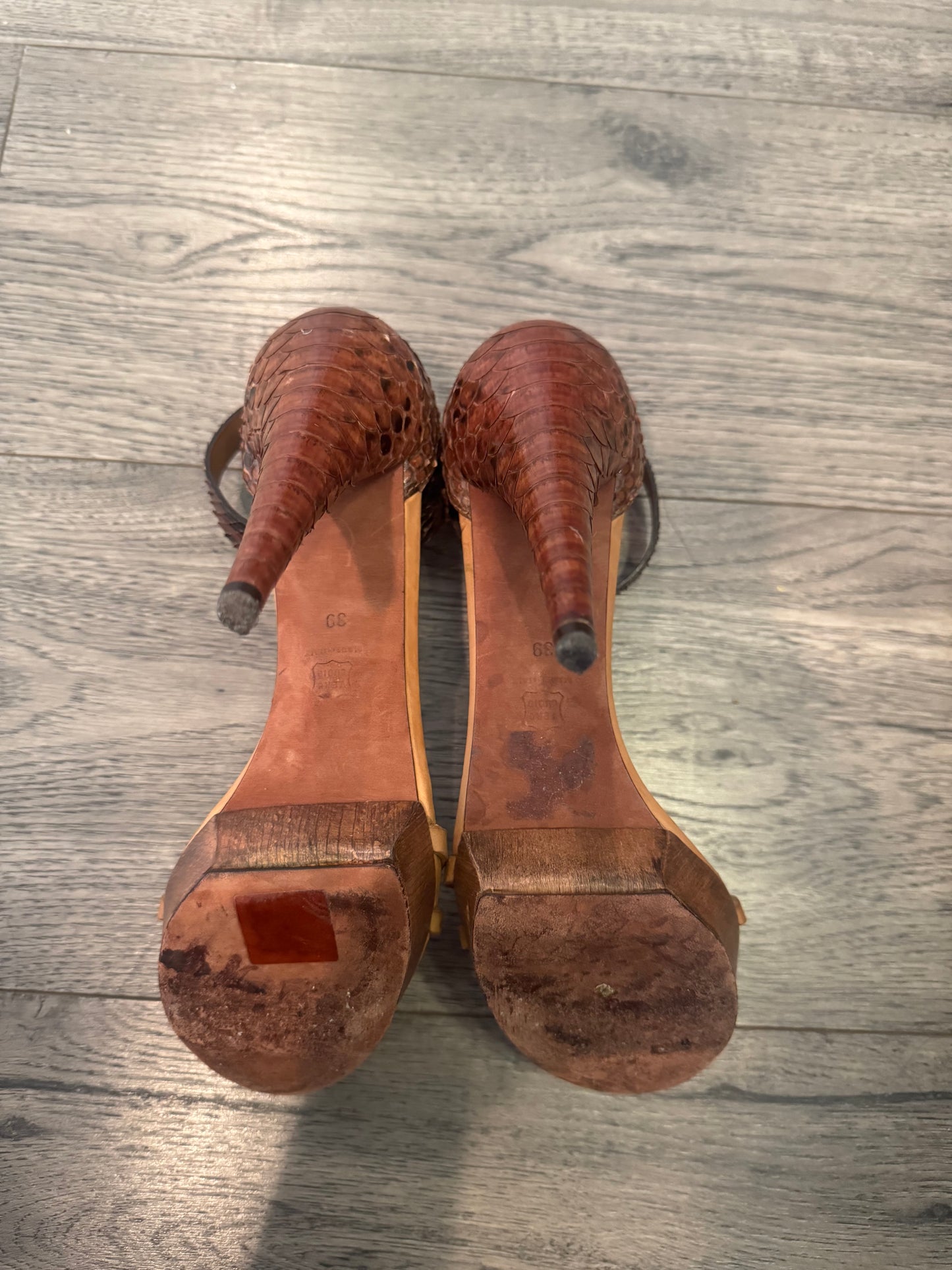 Lanvin 2012 snakeskin heels