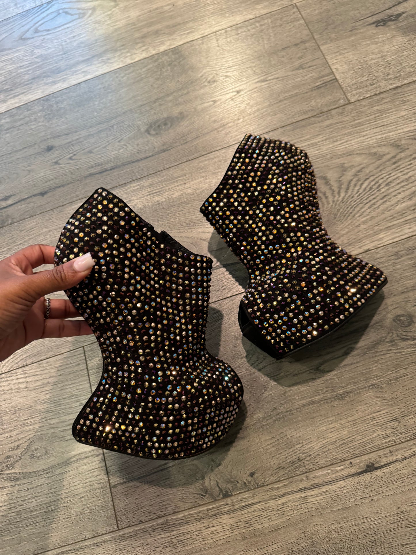 Giuseppe Zanotti crystal wedges