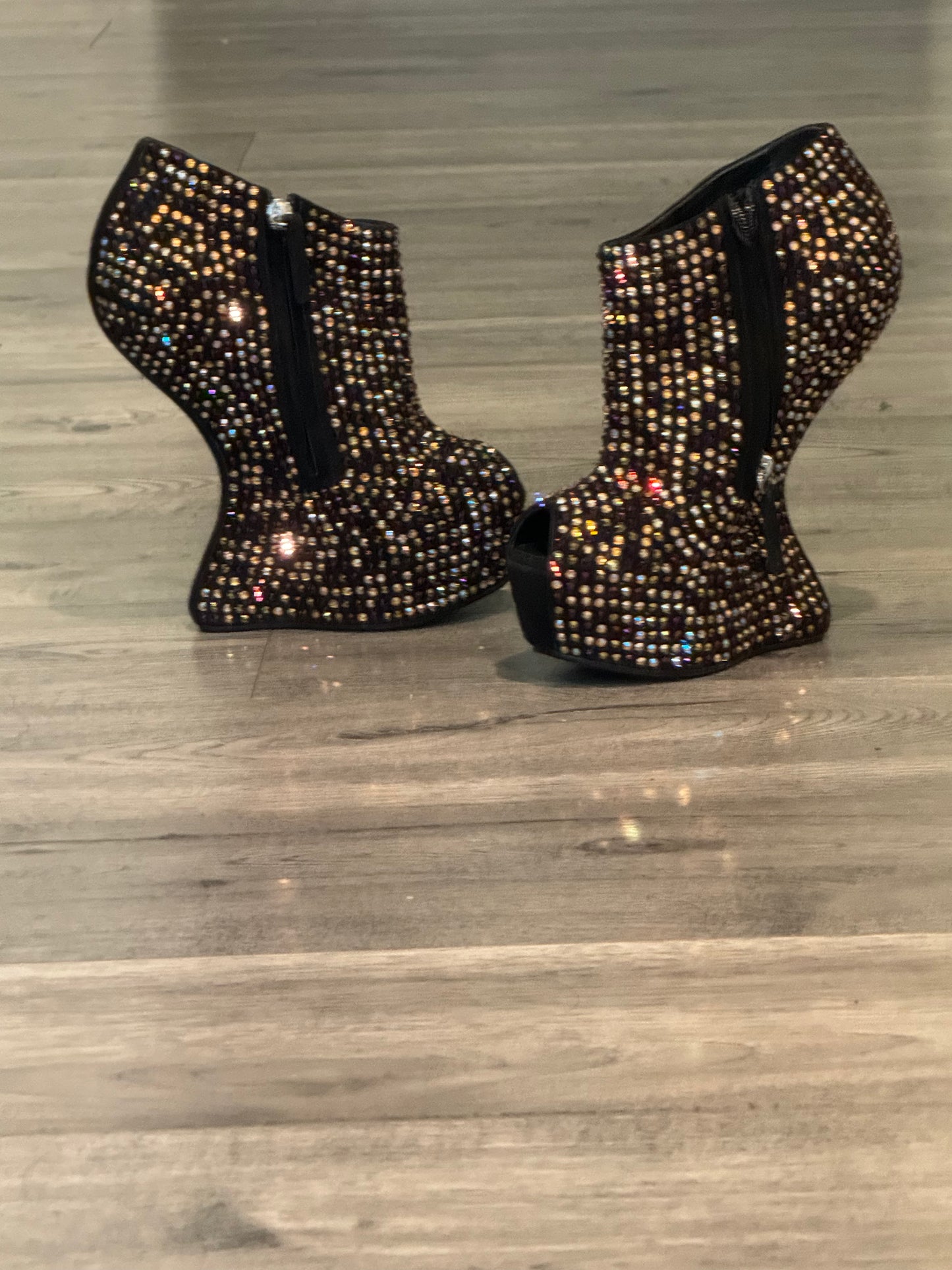 Giuseppe Zanotti crystal wedges