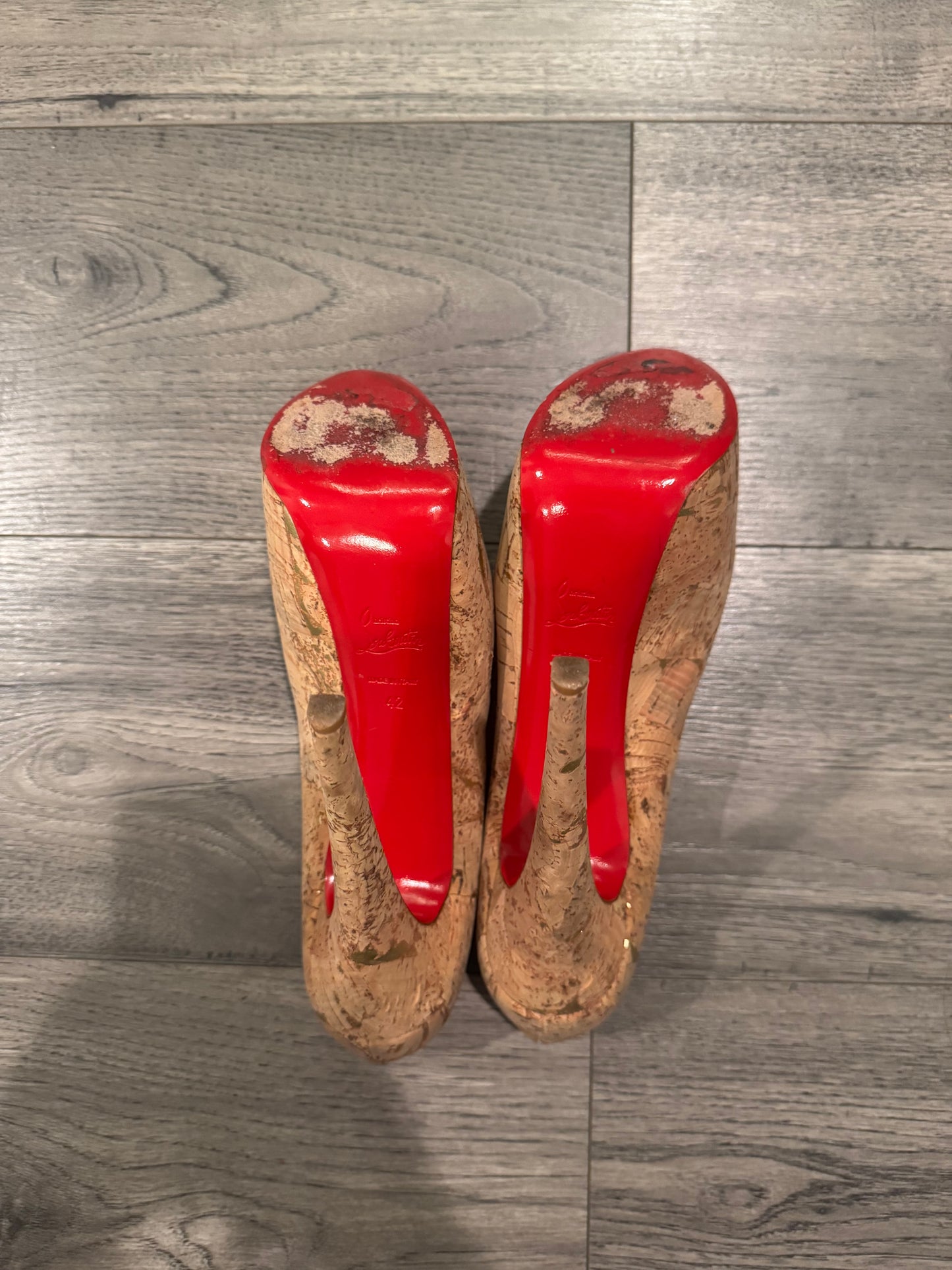 Christian Louboutin highness cork heels