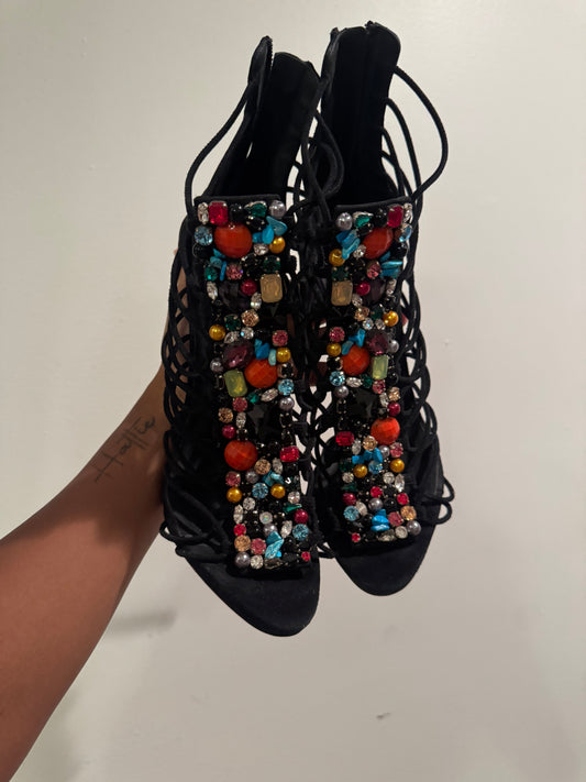 Giuseppe Zanotti Zoey crystal embellished heels