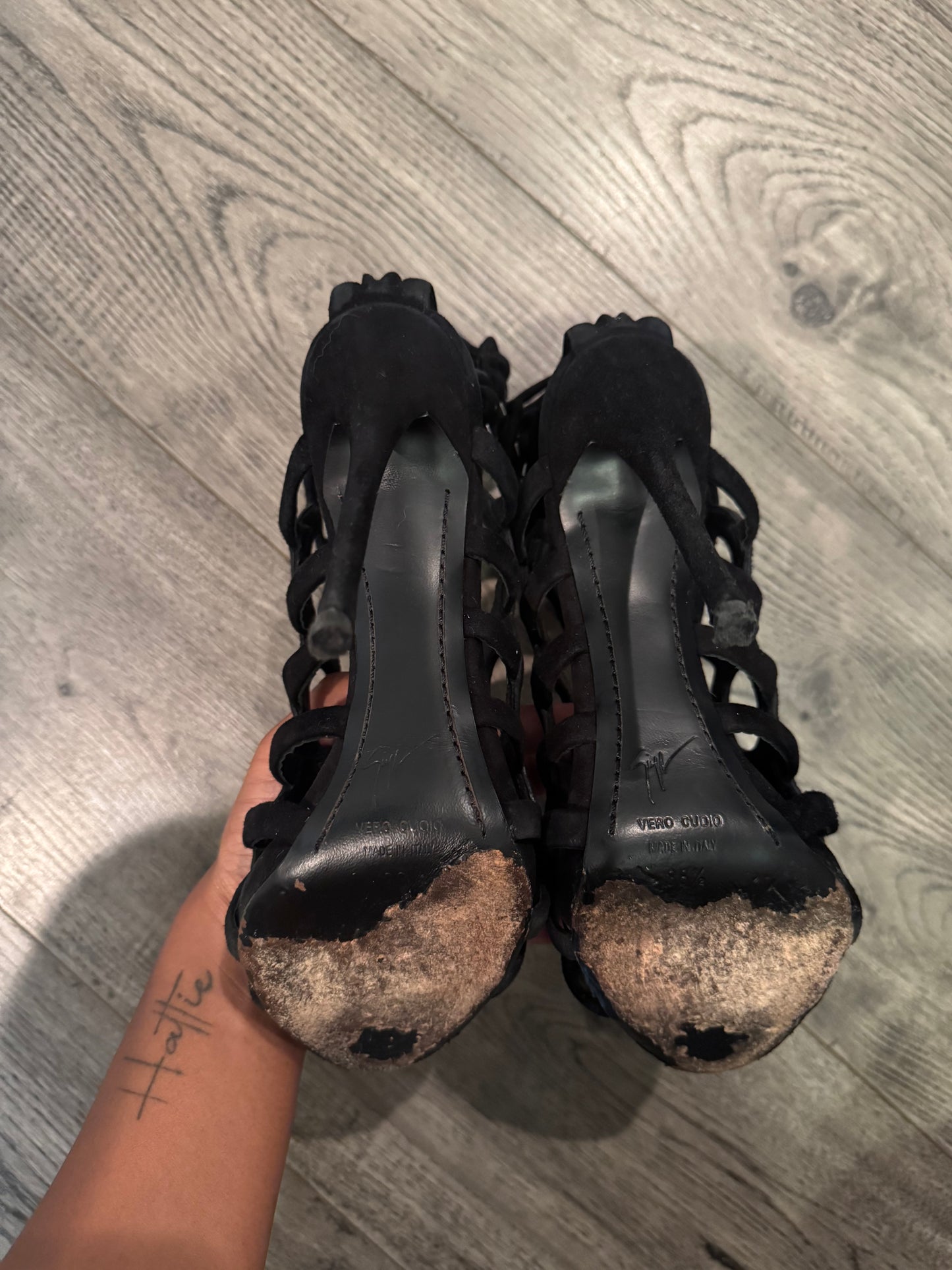 Giuseppe Zanotti cutout caged heels