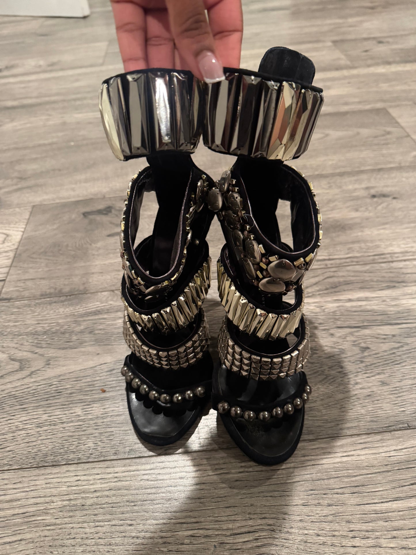Giuseppe Zanotti jeweled heels