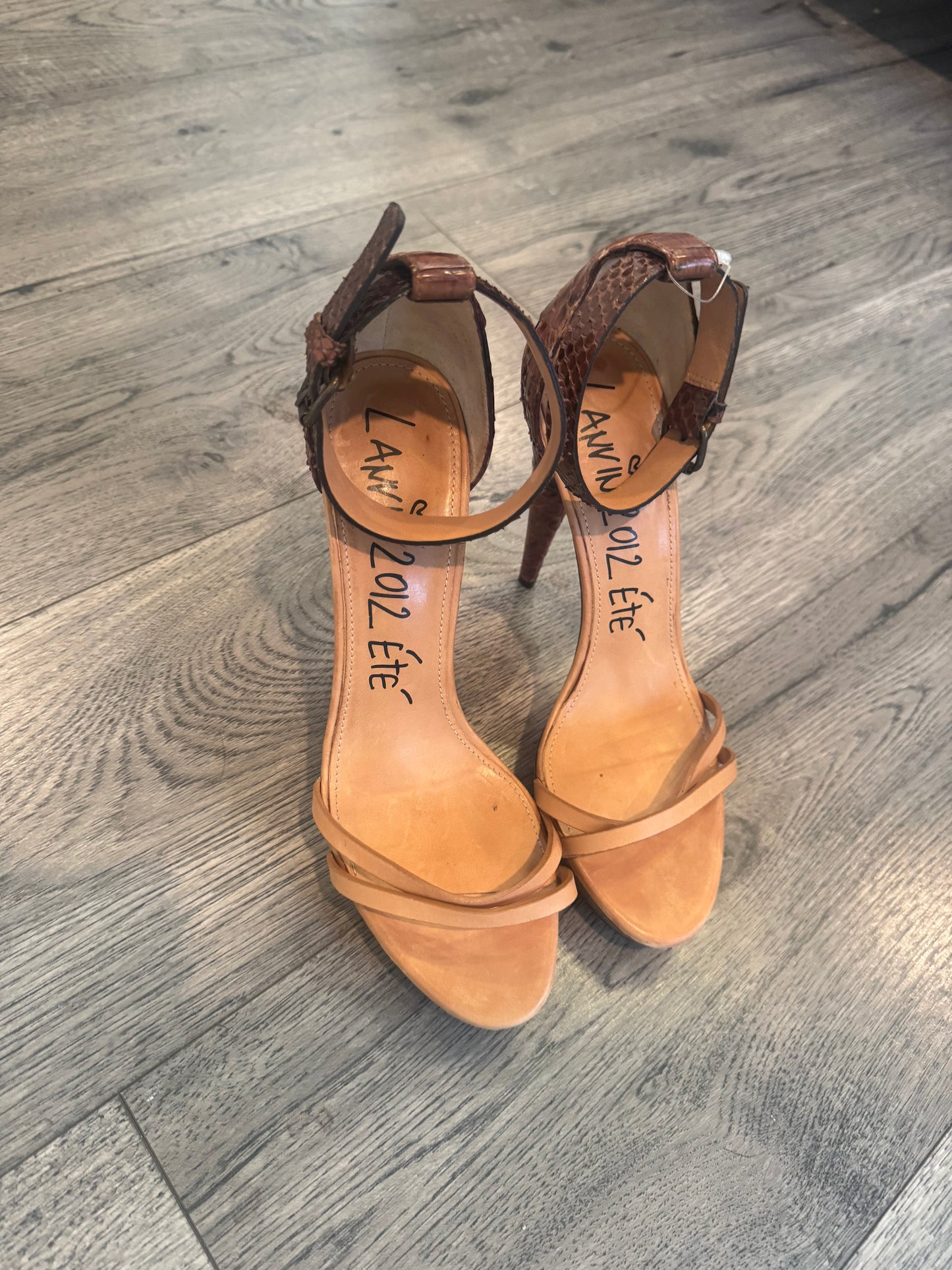 Lanvin 2012 snakeskin heels