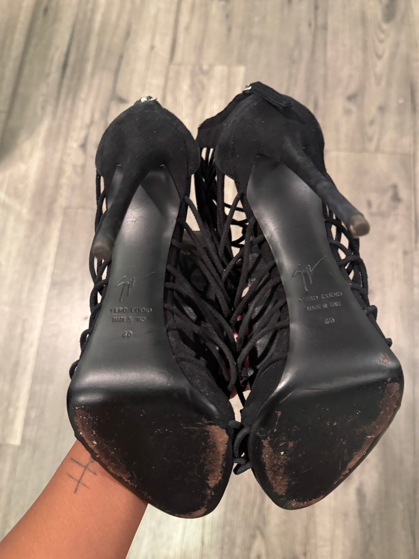 Giuseppe Zanotti Zoey crystal embellished heels