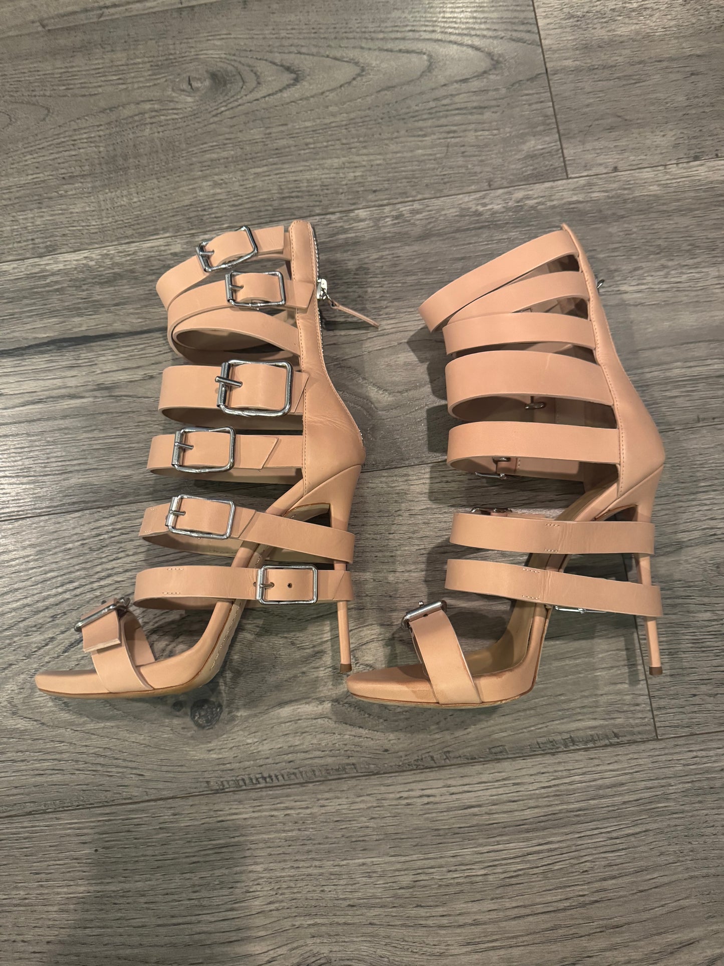 Giuseppe Zanotti multi buckle gladiator heels