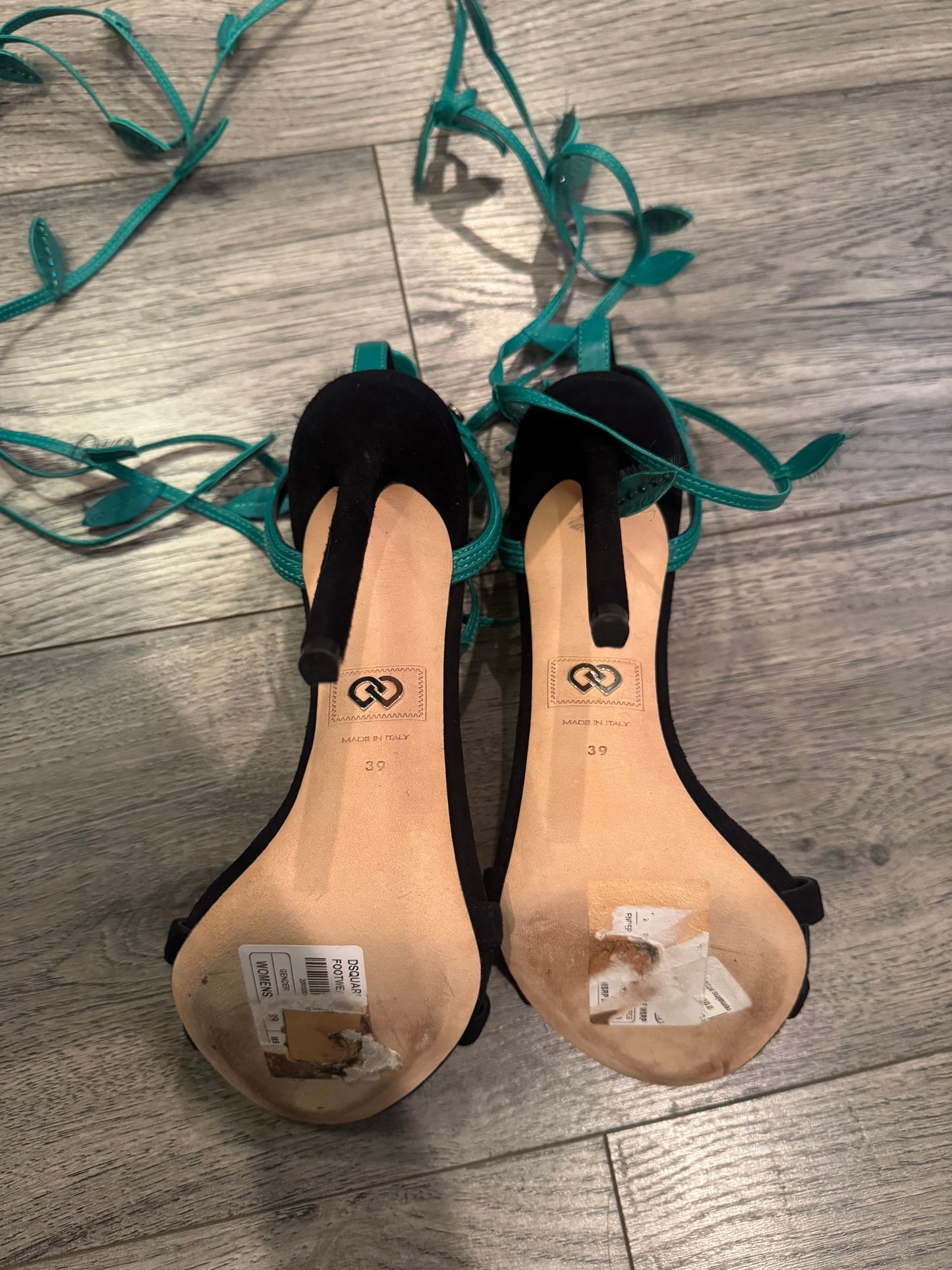 Dsquared2 leaf lace up sandal
