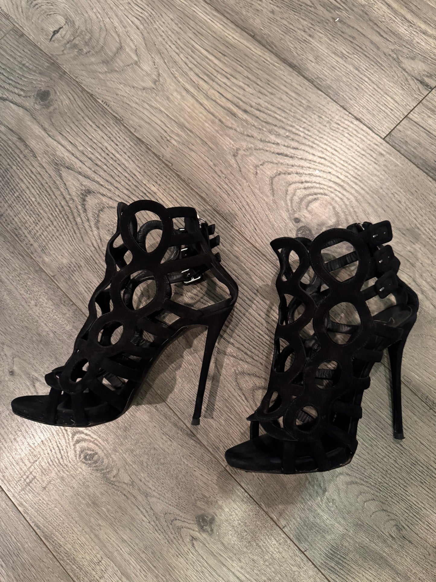 Giuseppe Zanotti cutout caged heels