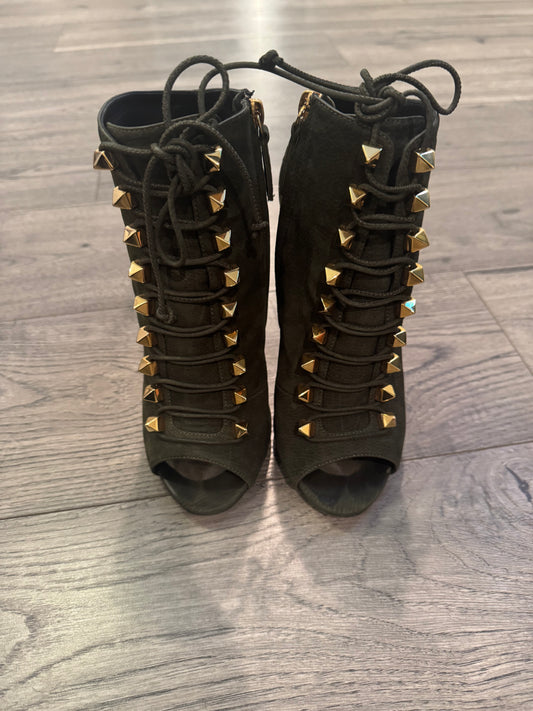Giuseppe Zanotti studded lace up boots