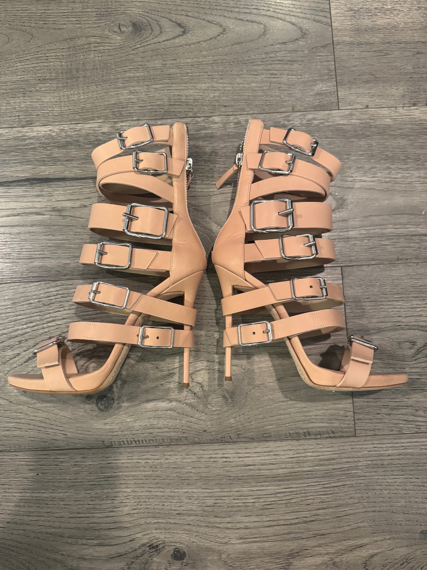 Giuseppe Zanotti multi buckle gladiator heels