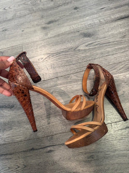 Lanvin 2012 snakeskin heels