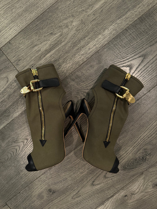 Giuseppe Zanotti Peep toe boot heel